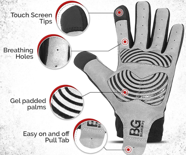 Bear Grips Gloves features